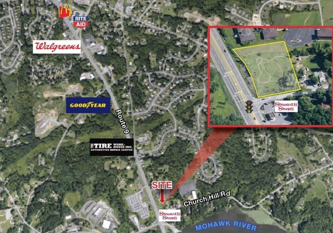 Church Hill Rd Retail Map